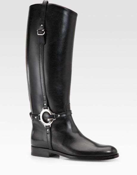 gucci flat riding boots|Gucci high heels boots.